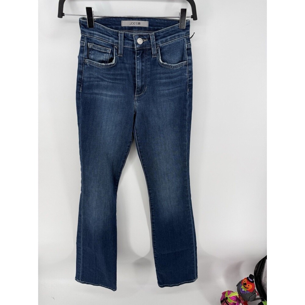 Joes Herculina Jeans Women's Sz 23 Straight Flare Stretch Mid-rise Blue Rinse